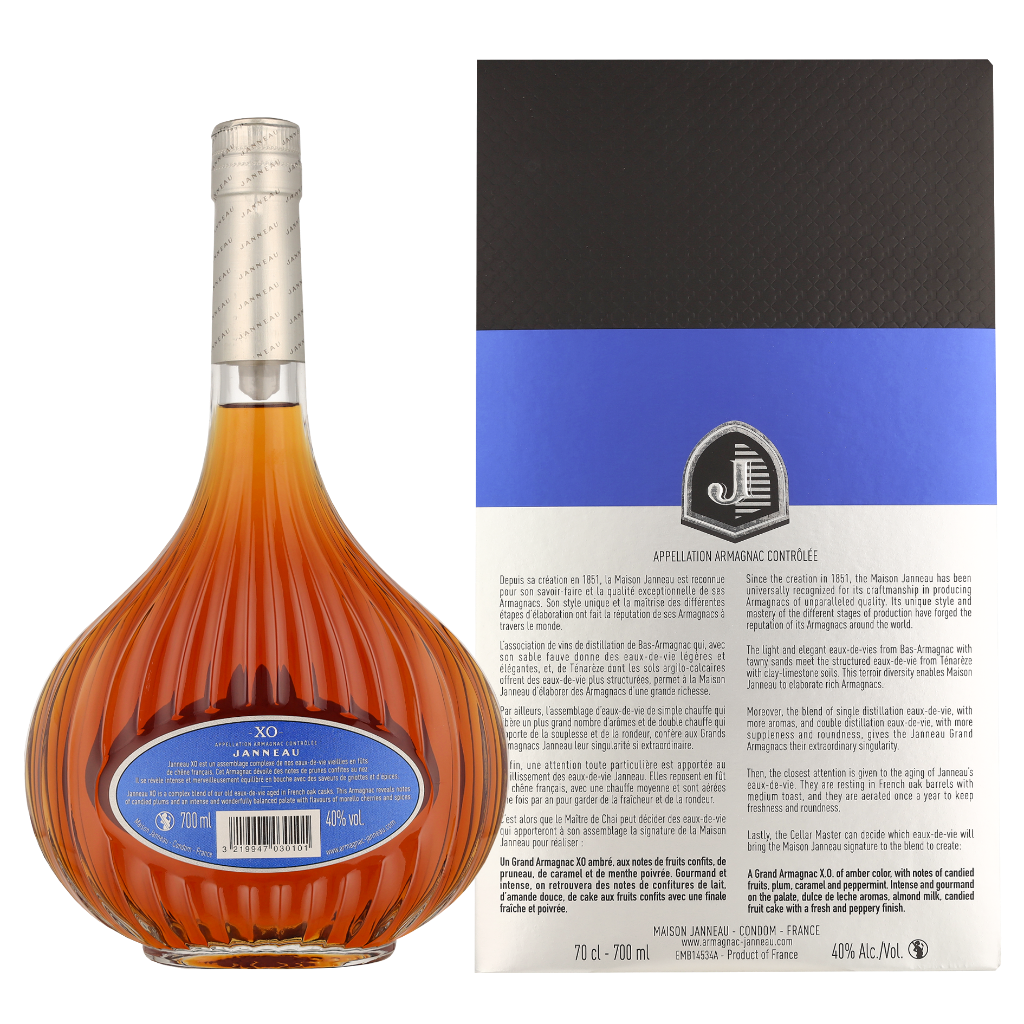 Buy Janneau XO Royal Grand Armagnac + GB online | Square Drinks