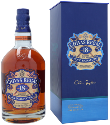 Chivas Regal, 18 ans, Blended Scotch Whisky, Coffret Pirinfirina, 40% -  Boursot