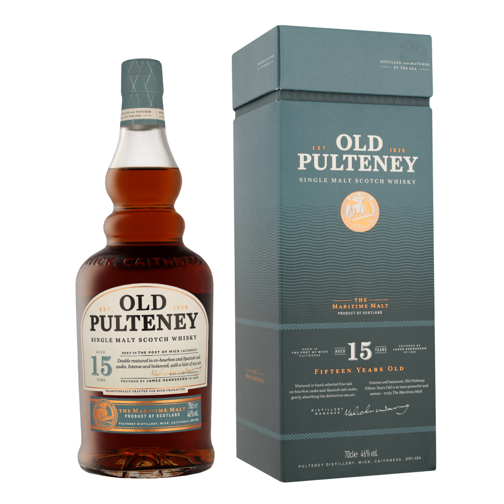 Old Pulteney 15 Years + GB