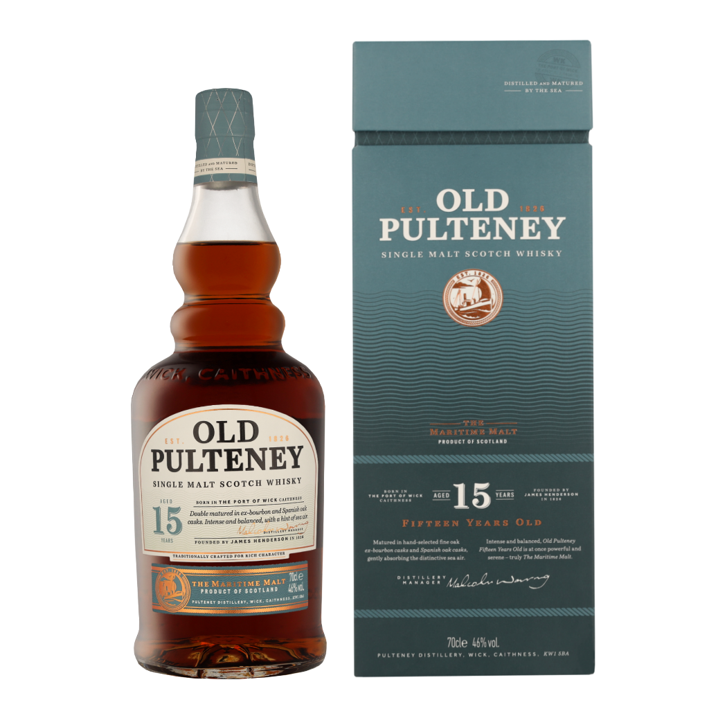 Old Pulteney 15 Years + GB