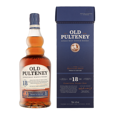 Old Pulteney 18 Years + GB