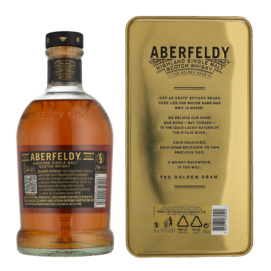 Aberfeldy 12 Years Goldbar + GB