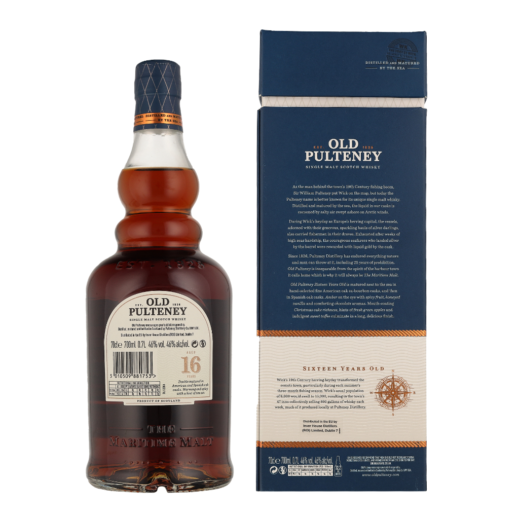Old Pulteney 16 Years + GB