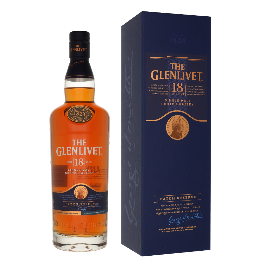 Buy The Glenlivet 18 Years Batch Reserve + GB online Square Drinks