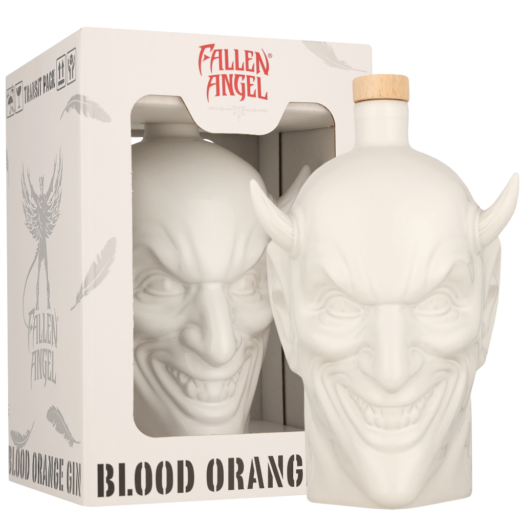 Fallen Angel Blood Orange Gin - Ceramic Bottle + GB