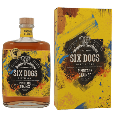 Six Dogs Pinotage Stained + GB
