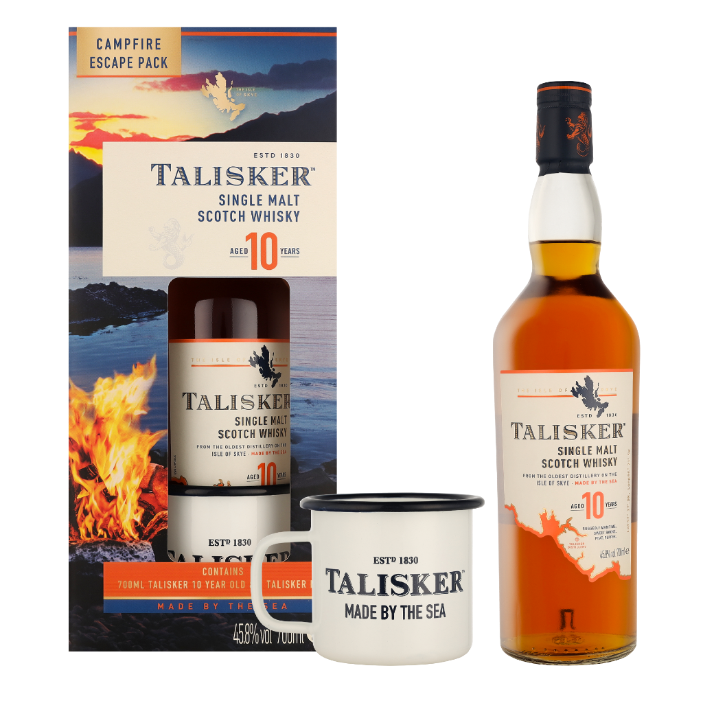 Talisker 10 Years Campfire Escape Pack + Mug