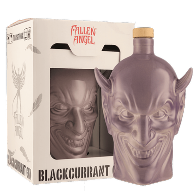 Fallen Angel Blackcurrant Gin - Ceramic bottle + GB