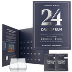Rum Calendar 24 Days Of Rum Blue Edition +2 Glasses